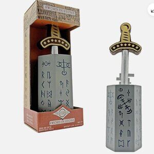 Sword in Stone 3D Blind Maze Brainteaser, Wooden Mechanical Puzzle NIB